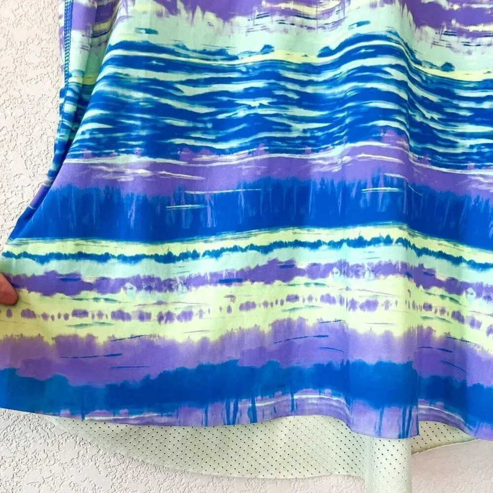 Ivivva by Lululemon Run Day Fun Day Singlet Breathable Tank Size 14